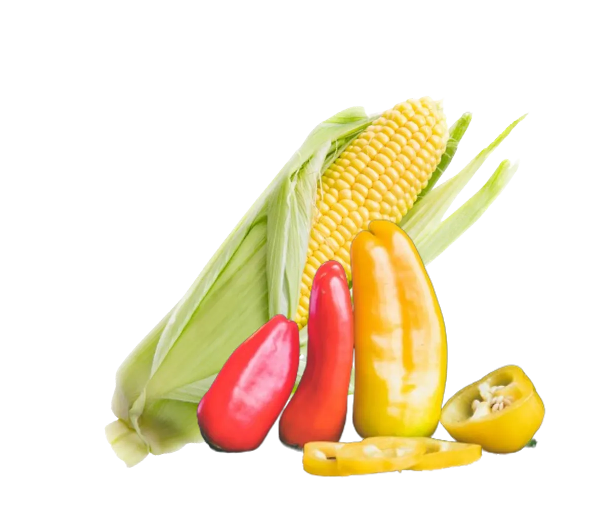 Maize and peppers